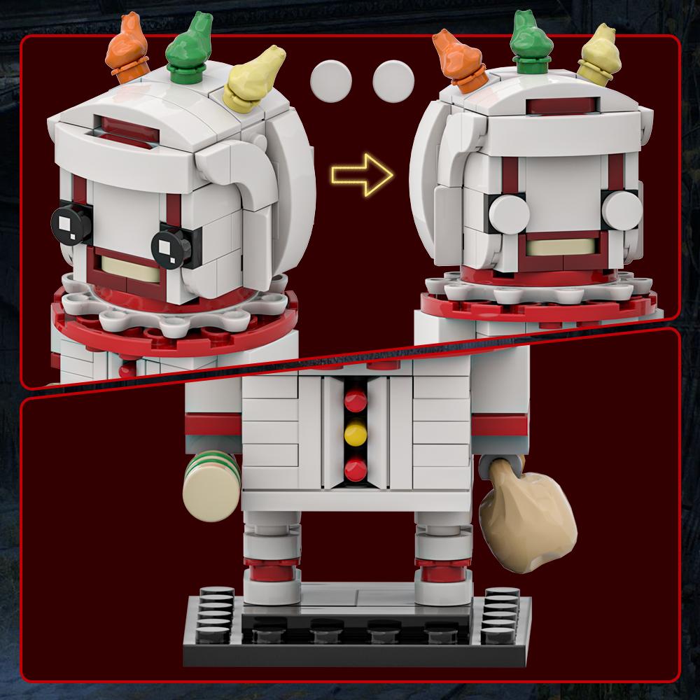 MOC American Horror Story Twisty The Clown Model Building Block Theater Killer Clown Brickheadz Horror Doll Brick Toy Adult Gift