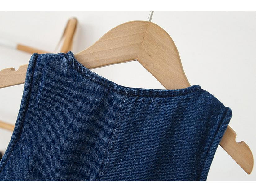 2025 Winter Koreanische Kinder Fleece Denim Latzhose - Stilvoller Jumpsuit für Jungen & Mädchen
