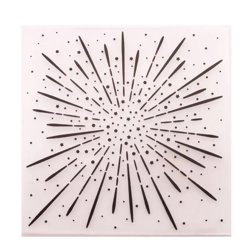 Plastic Embossing Folders with Textured Basic Pattern for Card Making Embossing Machine Template Mold Paper Craft Album DIY