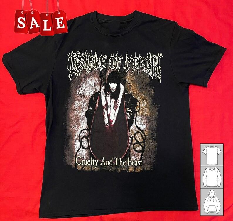 New Cradle of Filth Beauty and the Beast Christmas Gift Unisex S-5XL Shirt