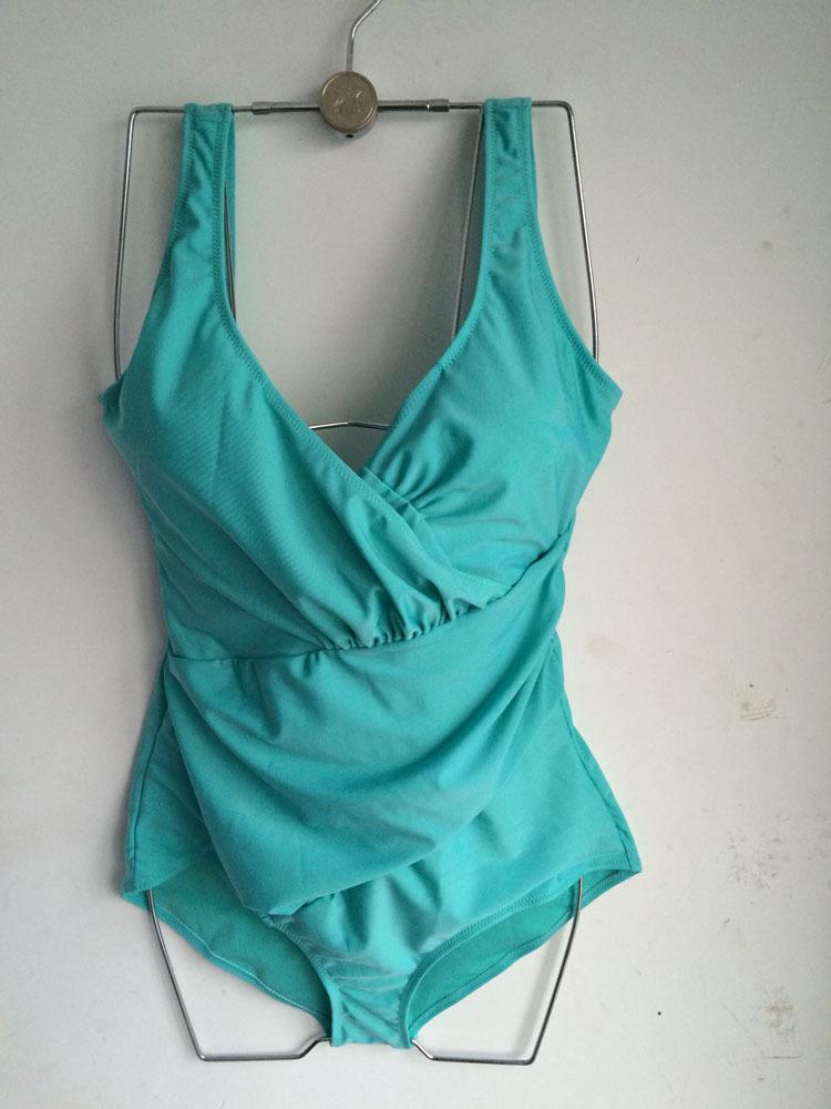 2024 Übergröße Einteiliger Badeanzug für europäische und amerikanische Frauen