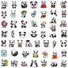 50 Pcs Cute Waterproof Decorative Different Patterns Skateboard Funny Panda Stickers Wall Decoration Supplies Guitar Decals