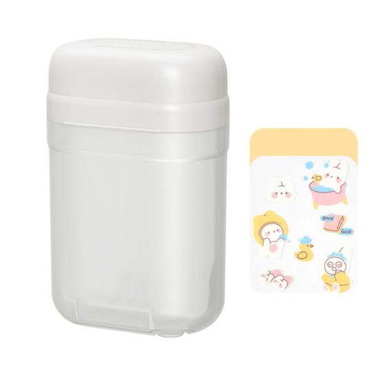 Bathroom Soap Bar Holder Soap Dish Container Self-draining Design Compact Portable Travel Soap Case with Lid