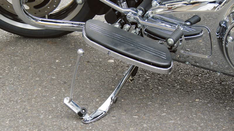 Kijima Motorsykkel Bike Parts Side Stand Extension Touring Model Stål Krom ('07-'15) HD-03125