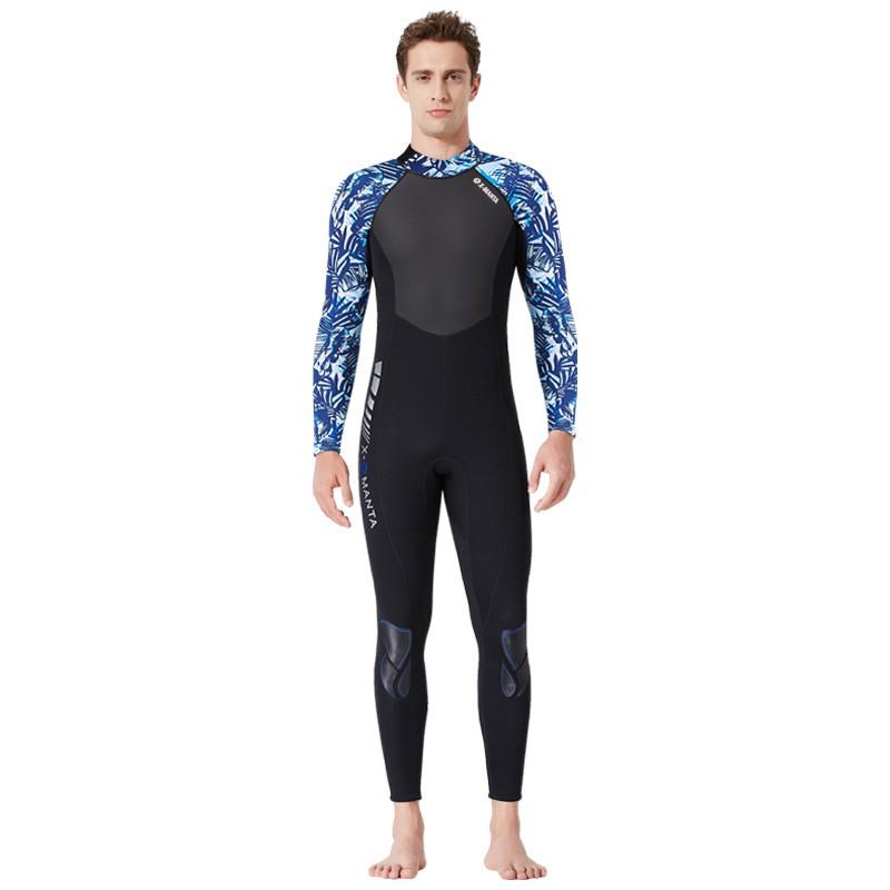 Diving Suit Men s 3MM One-piece Women s Snorkeling Surfing Jellyfish Thickened Warm Swimsuit XXL