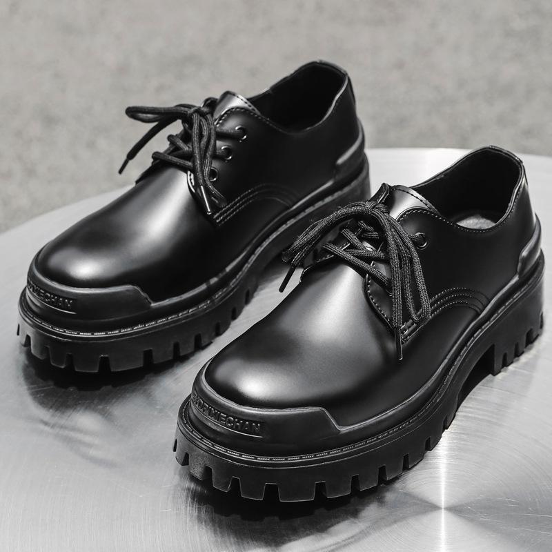 

Men s Leather Summer Workwear Shoes, Round Toe, Versatile Casual Trend - Style 9516-J 45