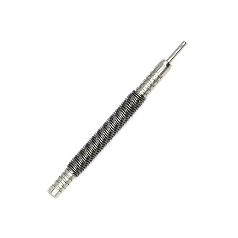 

1Pcs Hammerless Spring Nail High Carbon Steel Spring Loaded Center Holes Punch Pointed/Flat Dual Head Setter Nail Punch