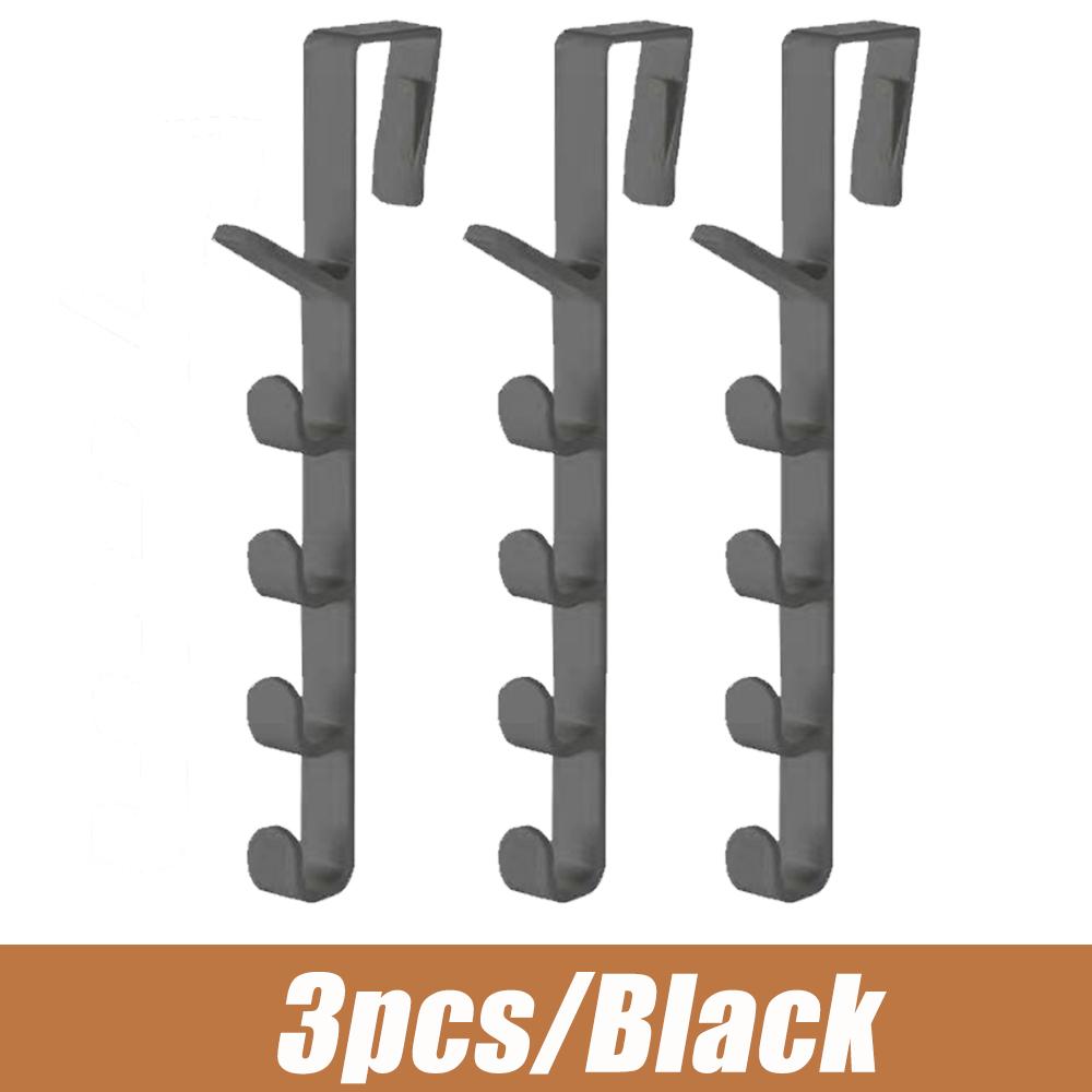 1/2/3pcs Door Hanger Clothes Rack For Hanging Door Organizer Caps Hooks Purse Holder Home Storage For Bedroom Hooks Bags Rails