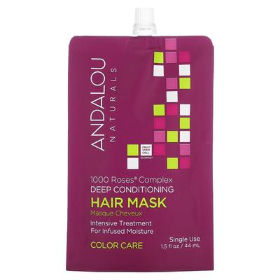 1000 Roses, Soin Profond Complexe, Soin Couleur, Masque Capillaire, 44 ml (1,5 fl oz)