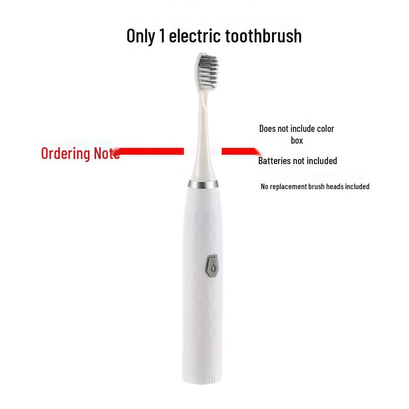 

Ультразвуковая перезаряжаемая электрическая зубная щетка для взрослых - Мягкая щетина, Многоскоростная отбеливающая вибрирующая щетка