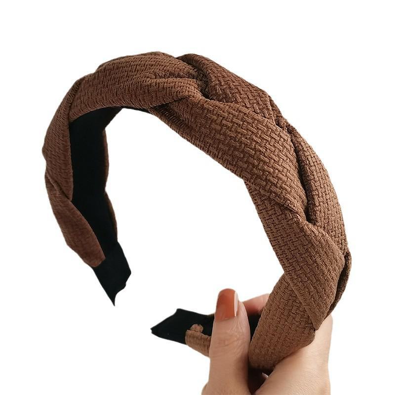 Women's Autumn & Winter Fashion Headband: Braided Fabric Hair Accessory