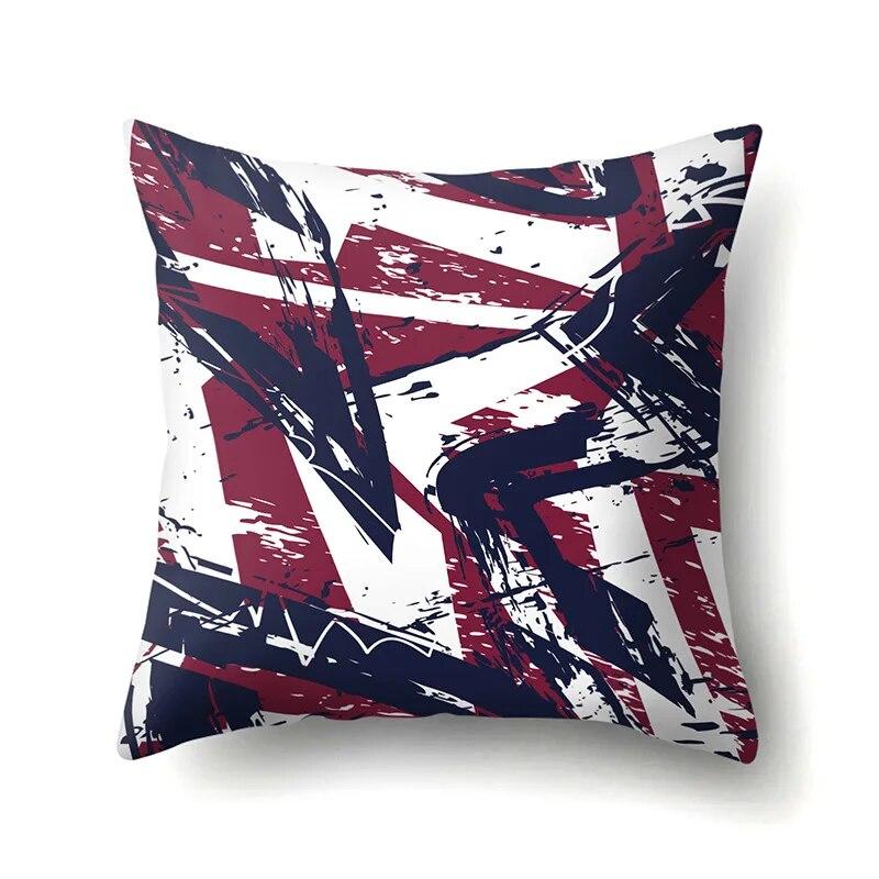 Geometric Pillowcase Car Lumbar Pillow  Cushion Sofa  toon Pattern