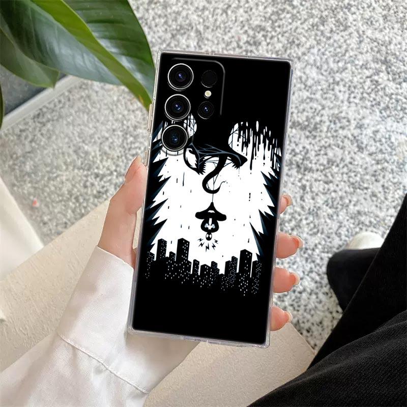 Funda Transparente Marvel Spiderman Venom S26 Para Samsung Galaxy S26 S25 Ultra S24 S22 S26 Plus S20 S23 S21 S25 FE 5G Cubierta Transparente