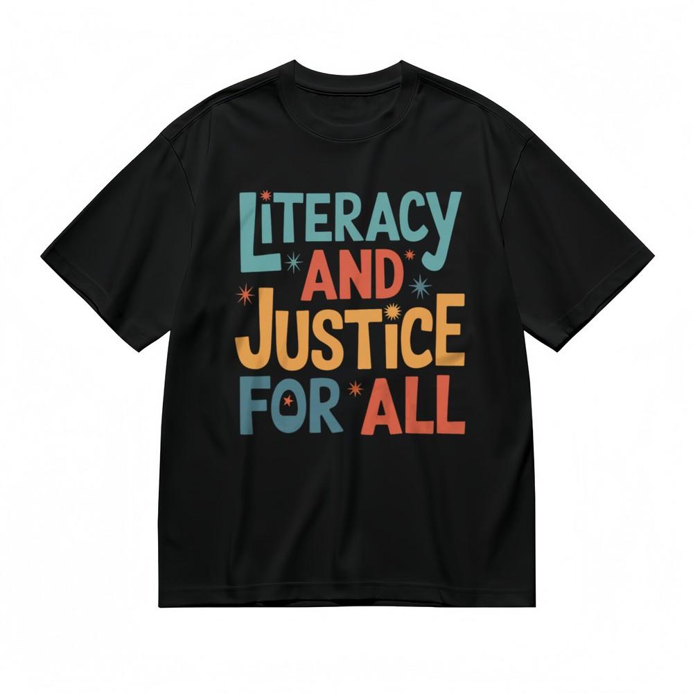 Women's Comfortable Classic T-Shirt Education Equality Typography Design Tee