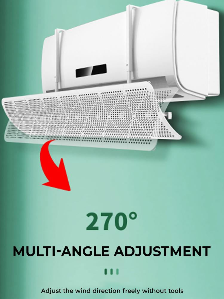 Universal Air Conditioner Windshield Baffle Cover Wall Mounted Wind Deflector Anti-Direct Blowout for Air Conditioning Outlet