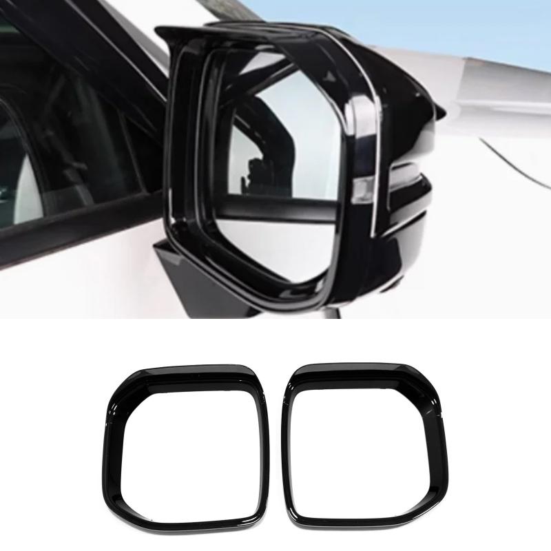 For GMW Haval H3 2024 2025 ABS Chrome black Exterior Rearview cover Side Mirror Rain Eyebrow cover Decorative Car Accessories