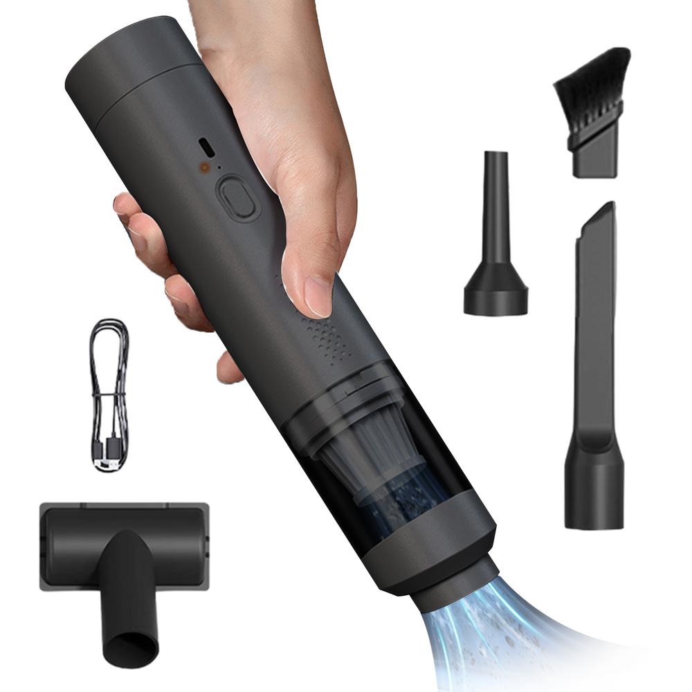 

Автомобильный пылесос, портативный, высокой мощности, ручной пылесос 200 Вт, легкий, беспроводной, мощный, 19000 Па, с насадками для шнура и сумки чёрный