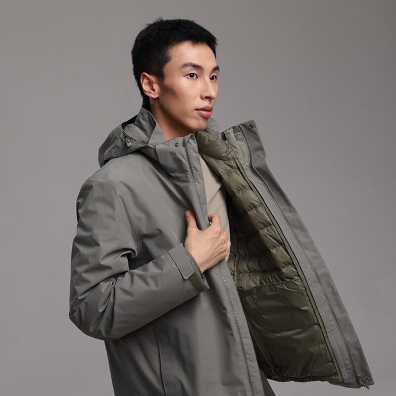 MOBIGARDEN 3-in-1 Outdoor Fleece Lined Windbreaker for Men and Women