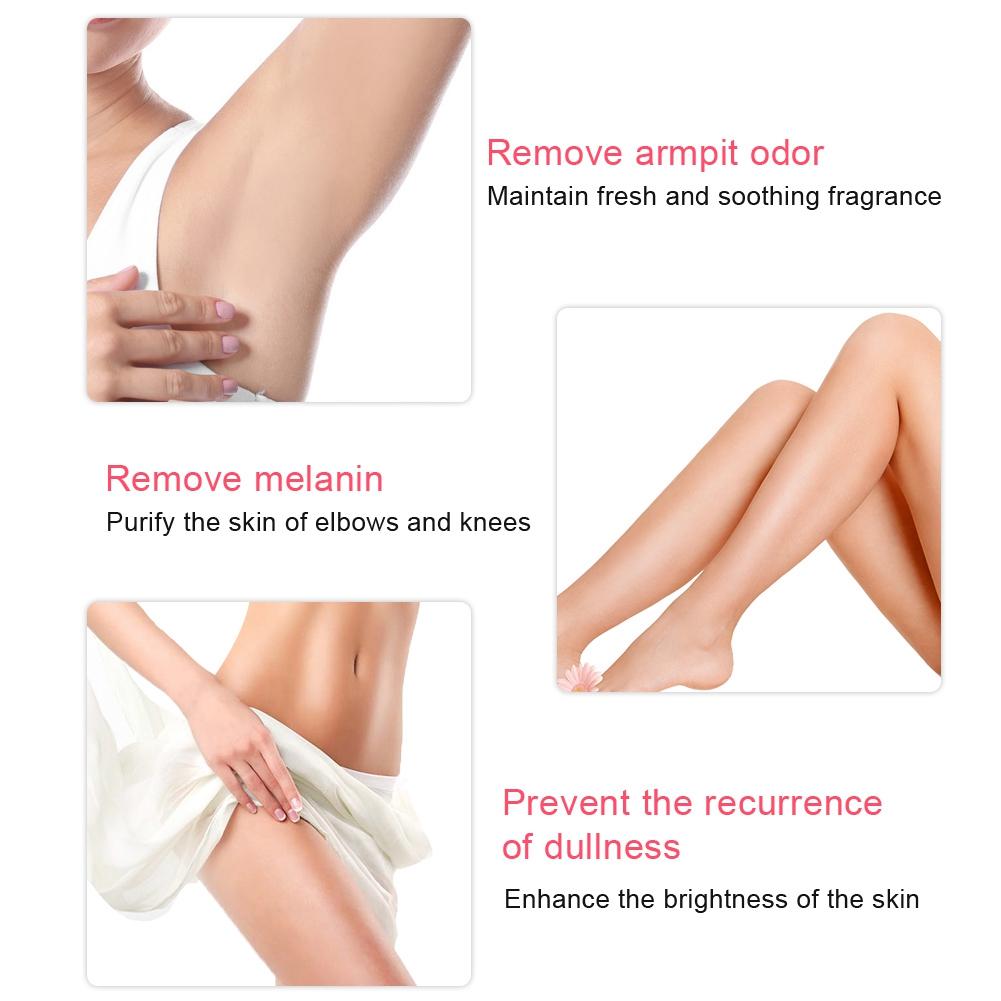 Skin Whitening Cream for Underarms Intimate Regions Body Care Essence Melanin Removal