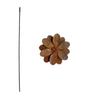 1/3 PCS Weather Resistant Floral Stake Metal Three-Dimensional Flower Ornament  Garden Decoration