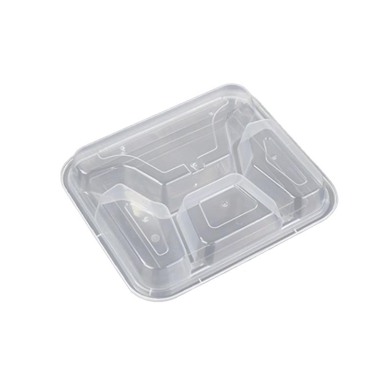Chushi Fu 1000ml 4-Compartment Disposable Lunch Box