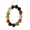 Golden Tiger Eye & Yellow Rutilated Quartz Wealth-Attracting Crystal Bracelet