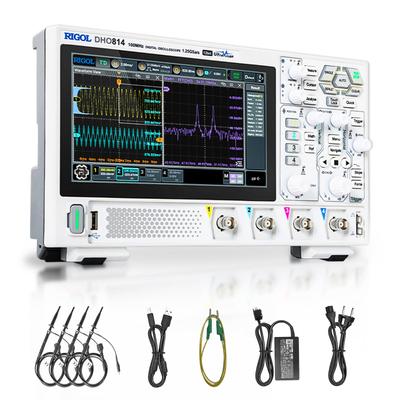 Oscilloscopio Digitale RIGOL Larghezza di Banda 100MHz Risoluzione Verticale Frequenza di Campionamento Massima Frequenza di Acquisizione Forma d'Onda 4 Canali Analogici Memoria Massima 25Mpts