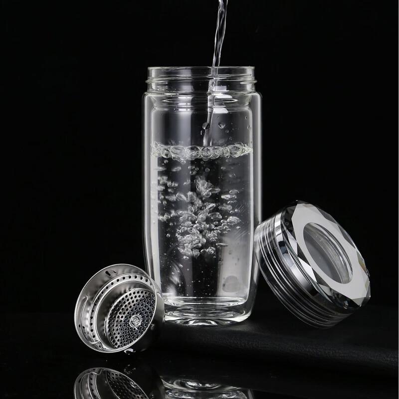 Shangqi Double-Wall Borosilicate Glass Tea Infuser Cup