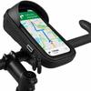 Suport telefon bicicletă motocicletă trotinetă scuter cărucior - Geantă impermeabilă rotativă 360° ghidon smartphone 5,5 până la 8" Phonillico®