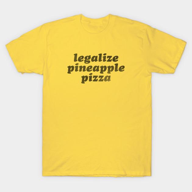 Unisex Fashion TShirt Legalize Pineapple Pizza Print TShirt Plus Size S-5XL T-Shirt 100%Cotton Tops O Neck Short Sleeve Tees