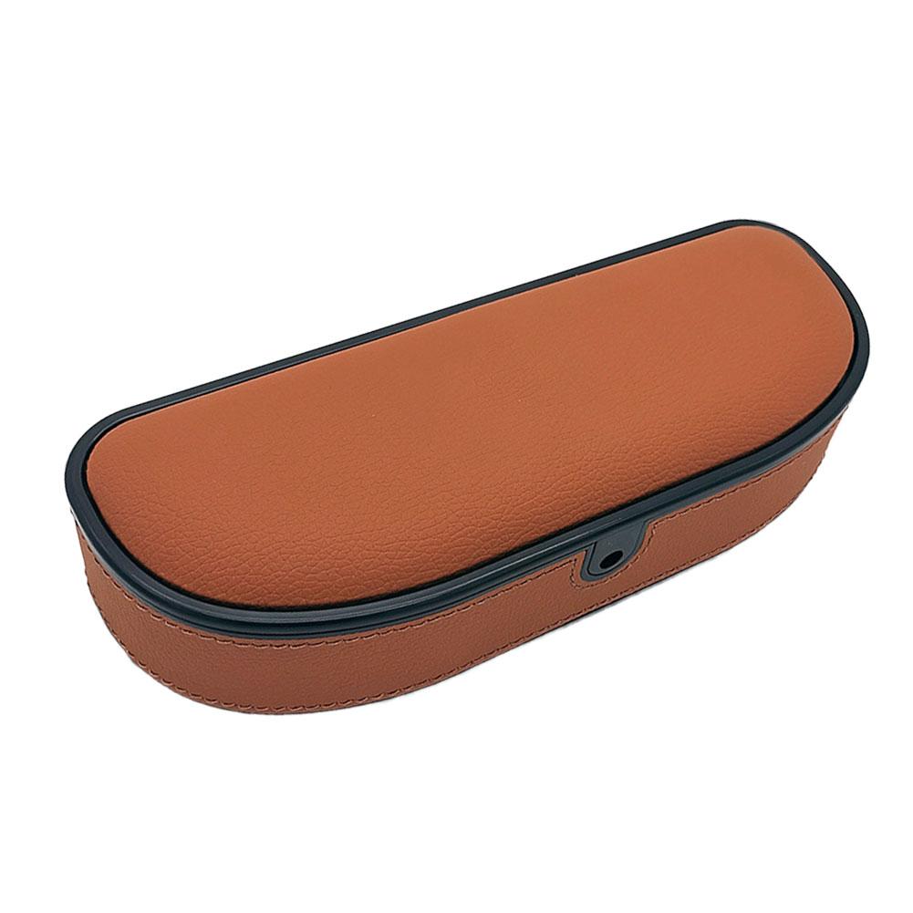 Car Armrest Support Elbow Rest Pad Universal Storage Box ABS + PU  Leather Organizer Arm Heightening Pad For Most Cars Sedan SUV