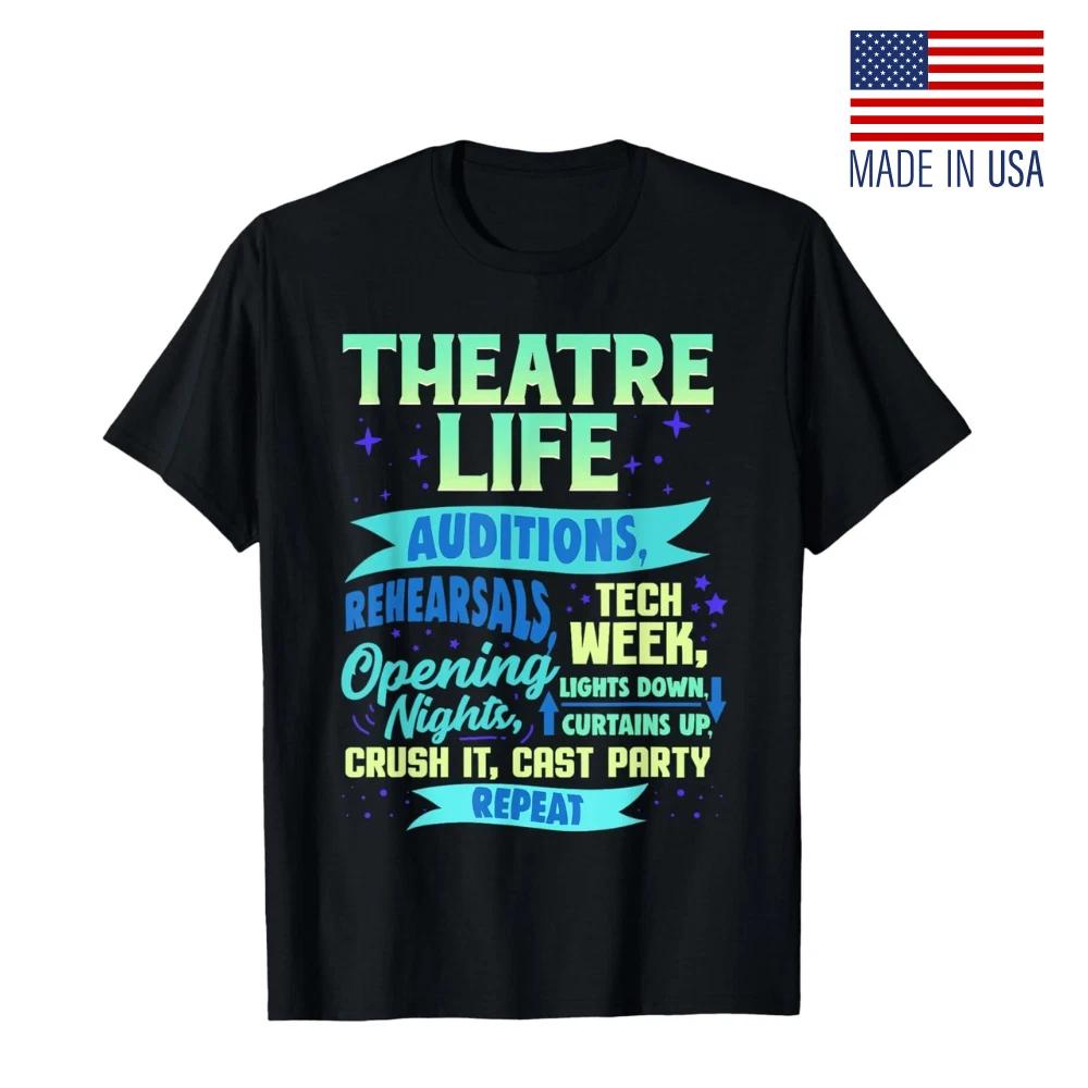 Theatre Nerd Actor Gift Funny Musical Theater Thespian T-Shirt Fan-Made Reprint 3XL