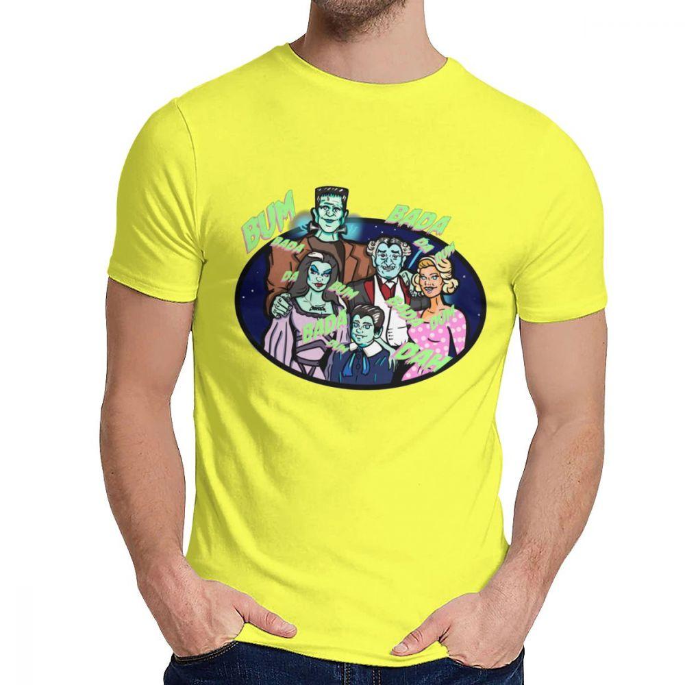The Munsters Family Tee Shirt Fashion Crewneck Streetwear Unisex Natural Cotton Classic T Shirt S