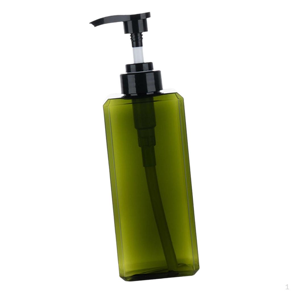 1 Piece Soap Dispenser Bottle Manual Liquid Lotion Reusable Hand Wash Container for Hotel Countertop