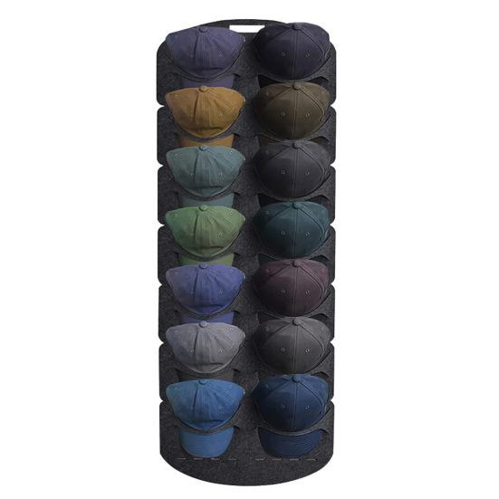 Baseball Hat Storage Bag Behind Door Wall Hat Holder Punch-free Large Capacity Anti-slip Baseball Cap Display Hanging Rack Neatly Arranged Cap