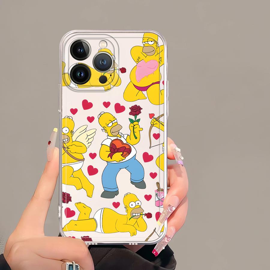 The S-simpsons Case for iPhone 17 Pro Max 11 15 XS Max Air 7 8 16 XR 13 Pro 14 Plus 12 Mini Soft Phone Cover