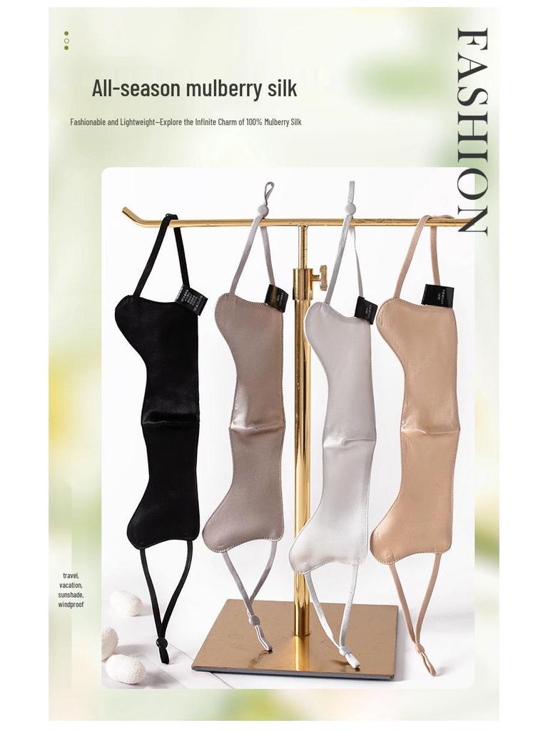 Breathable Mulberry Silk Nose Protector: Anti-Pollen, Skin-Friendly, Warm, and Dustproof