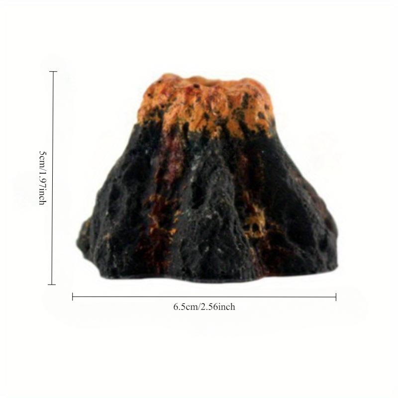 Aquarium Accessories Resin Crafts Simulation Artificial Volcano Rockery Fish Tank Decor Pet Supplies Ornament Decoration
