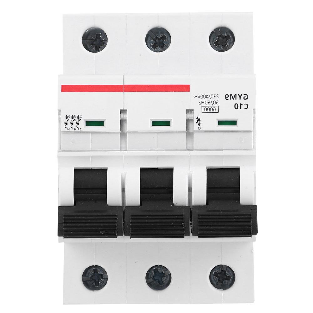 GYM9‑C65 Miniature Circuit Breaker 3 Poles 400VAC High Quality Circuit Breaker