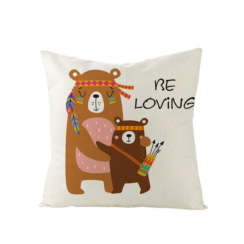 Polyester Pillow Cover Nordic Home Living Room Decoration Pillow Office Car Cushion Cover