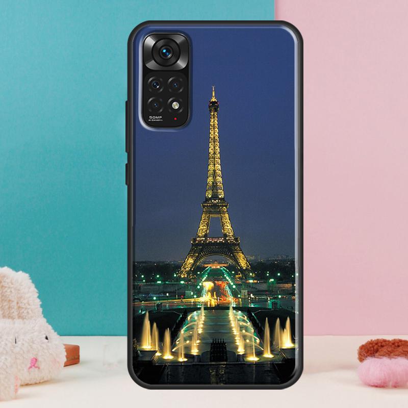Eiffel Tower Paris Case For Xiaomi Redmi Note 14 12 11 9 10 13 Pro 9S 10S 11S 12S Redmi 13C 10C 12C 14C Cover