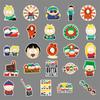 50 South Park Graffiti Cartoon Stickers for Skateboards, Water Bottles, and Suitcases