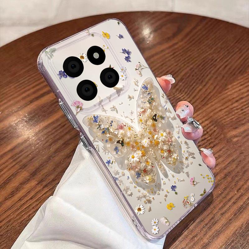 Multi-color Butterfly Pattern Case For Xiaomi Redmi Note 15 Pro 4G Funda Redmi Note 14 13 Pro 5G Clear TPU Silicone Soft Cover