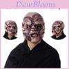 Halloween Party Latex Three-faced Ghost Mask Realistic Horror Facial Head Cover