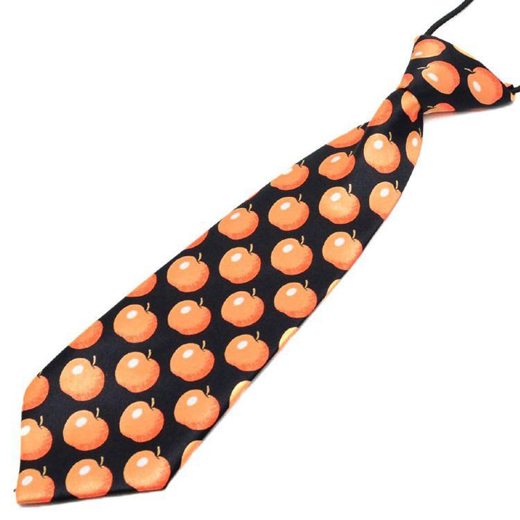 Kinderanzug Businessuniform Bedruckte Gestreifte Krawatte Gummiband Auftrittsgala Kinder Baby Accessoires
