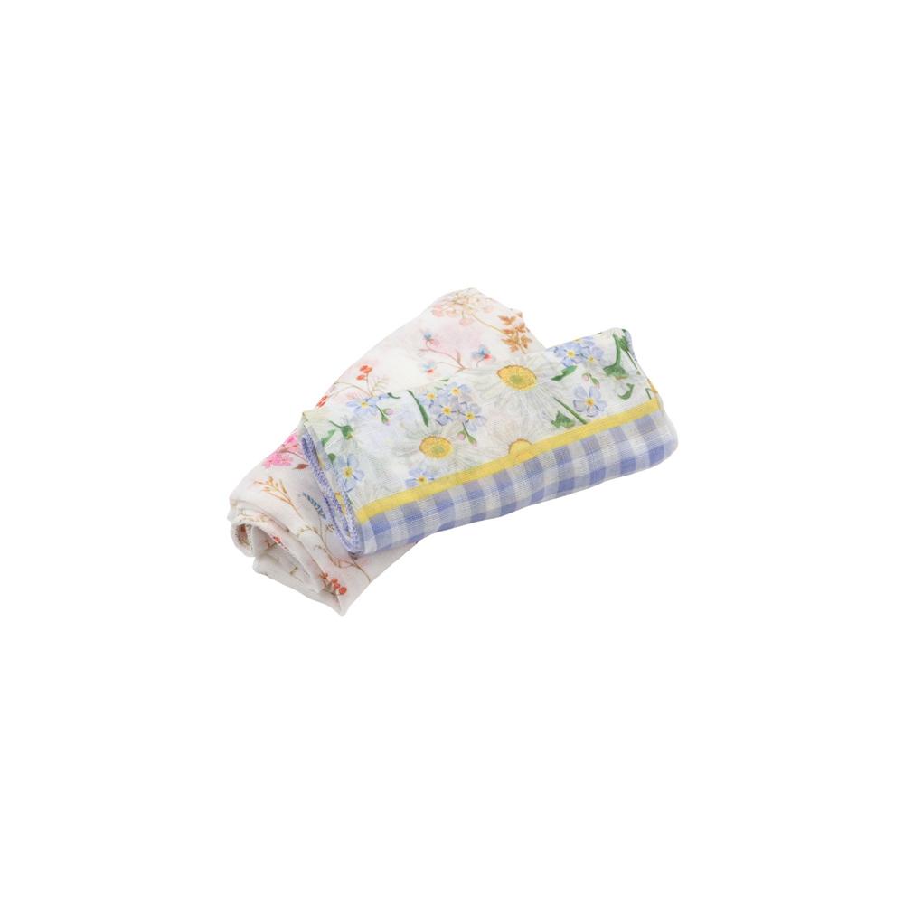 Accessories Korean Style Scarves Hair Band Female Printed Scarf Square Scarf Flower Silk Scarf