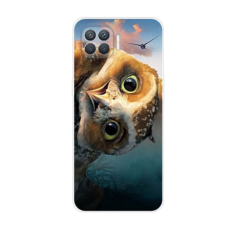 For OPPO Reno4 Lite Case Reno5 Lite Shockproof Soft silicone TPU Back Cover For OPPO Reno 5 4 Lite Phone Cases Case Cute Cartoon