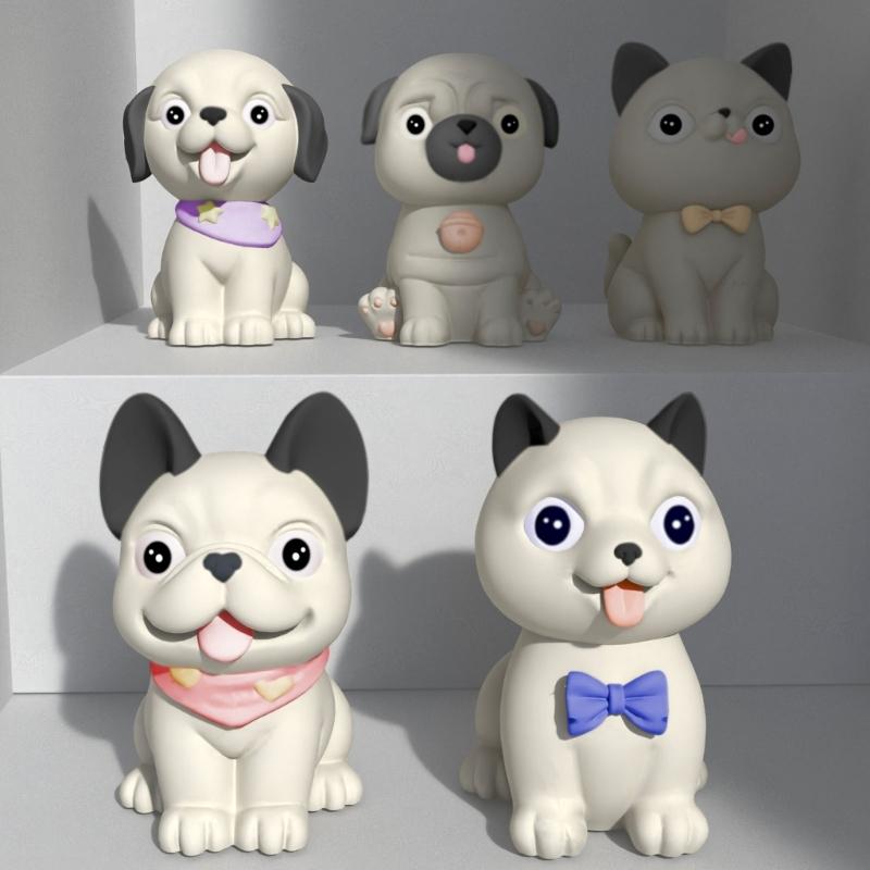 3D Dog Soap Mold Silicone Chocolate Fondant Mold Candle Making DIY Crystal Resin