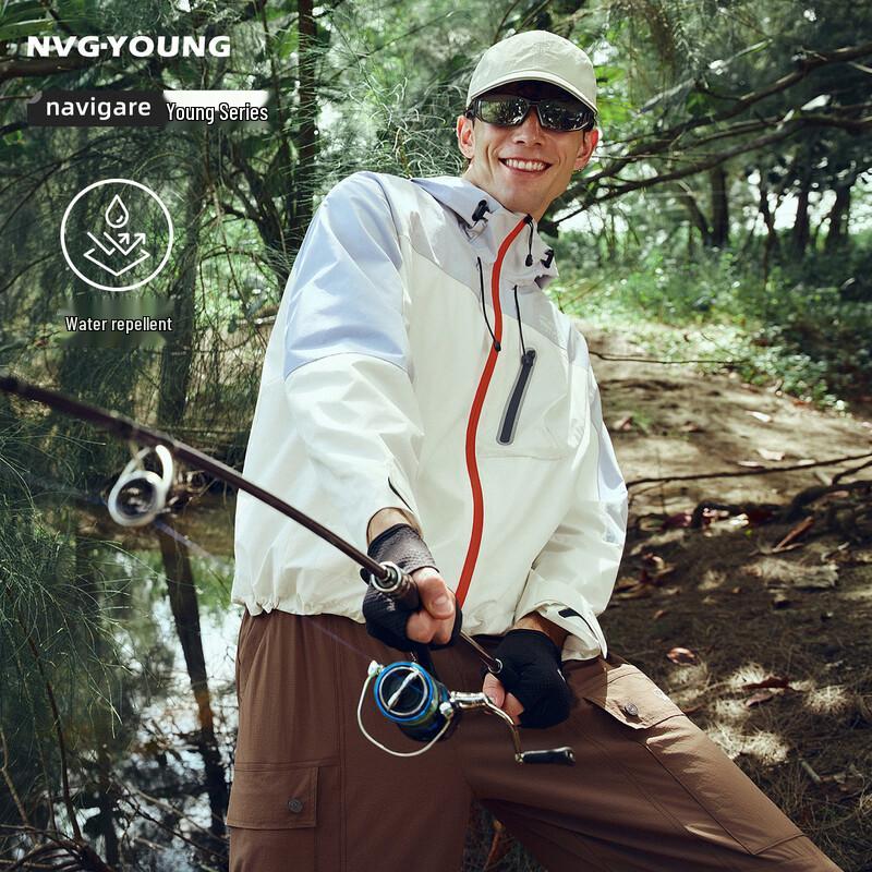 Navigare Men s Outdoor Color Block Hooded Jacket 2XL