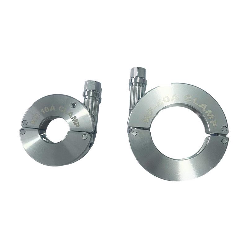 

Затискач KF з нержавіючої сталі 304 для вакууму з алюмінієвою хромованою швидкороз ємною пряжкою та ущільнювальним кільцем, центральна опора KF10-200 KF16